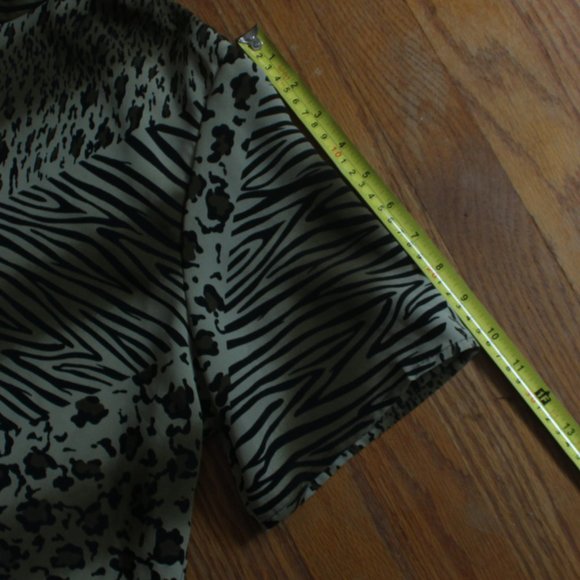 Vintage Wear On Earth Animal Print Blouse - Picture 7 of 7